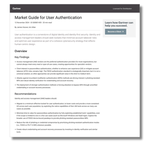 Gartner Market Guide